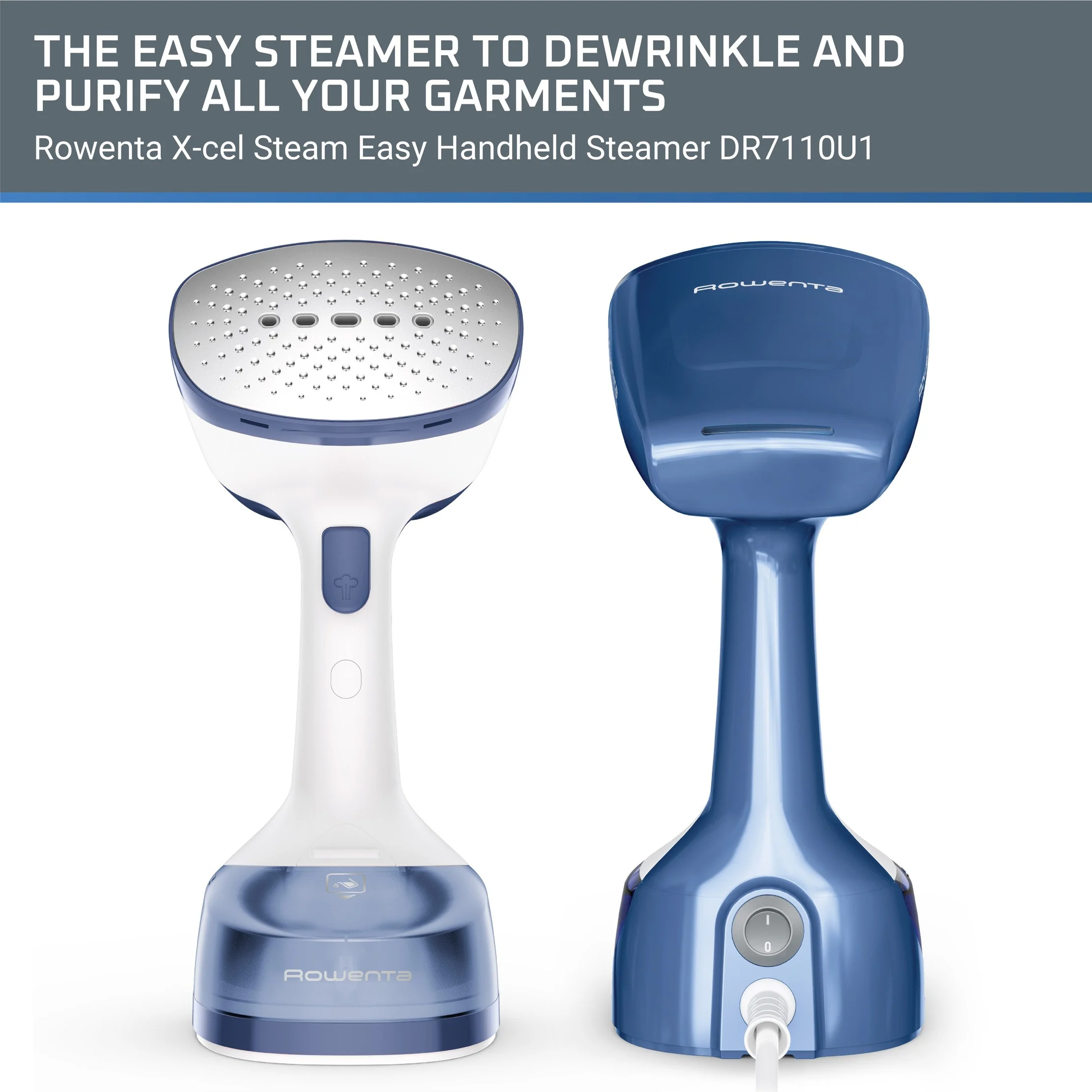 Handheld Steamer for Clothes Xcel Steam Easy Blue