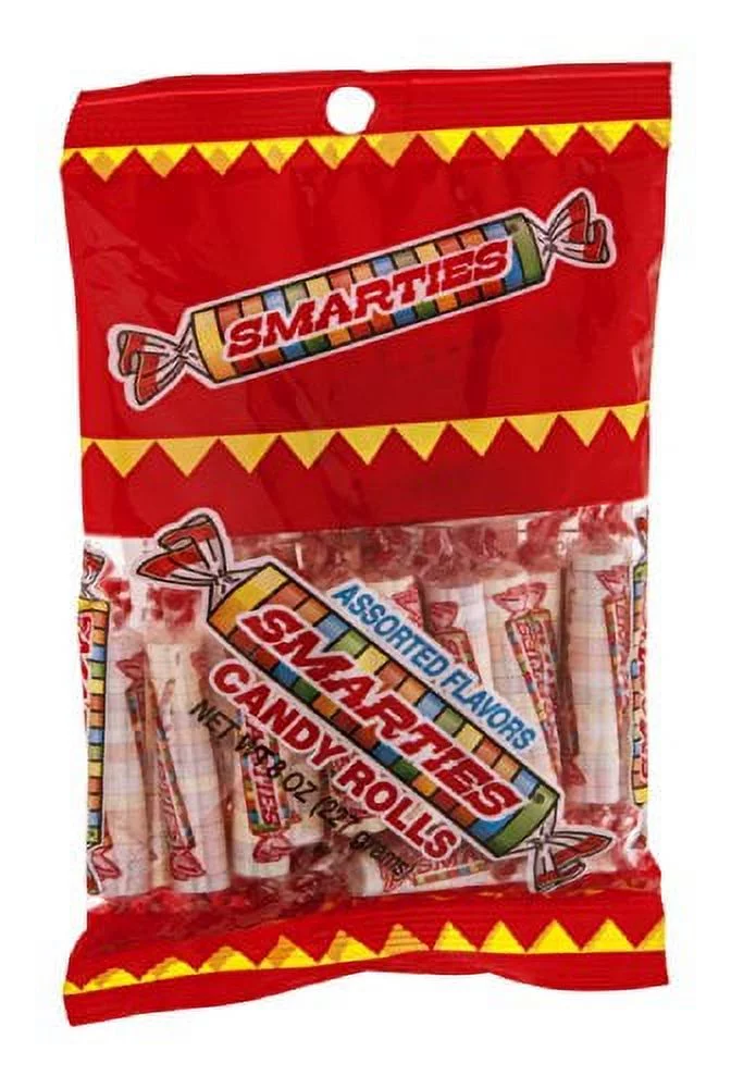 Smarties Candy Smarties  Candy Rolls (Pack of 18)
