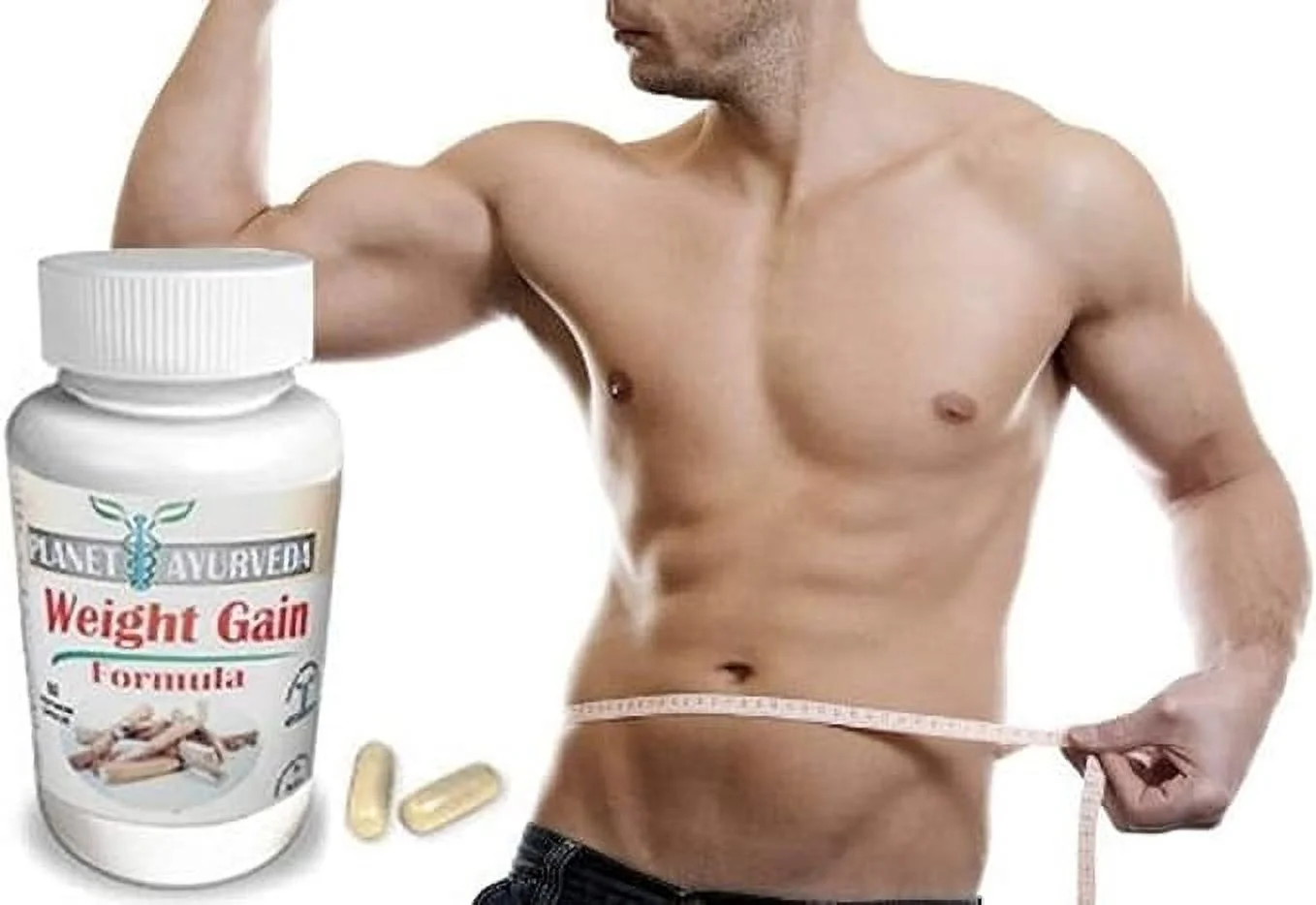 GAIN MASS MEN 60 Tablets. Planet Ayurveda Weight Gain. Mass Gainer Formula Gain weight men. Gain Mass quickly Pills to gain weight for men. Gain True Mass Easily. (1) One Bottle.