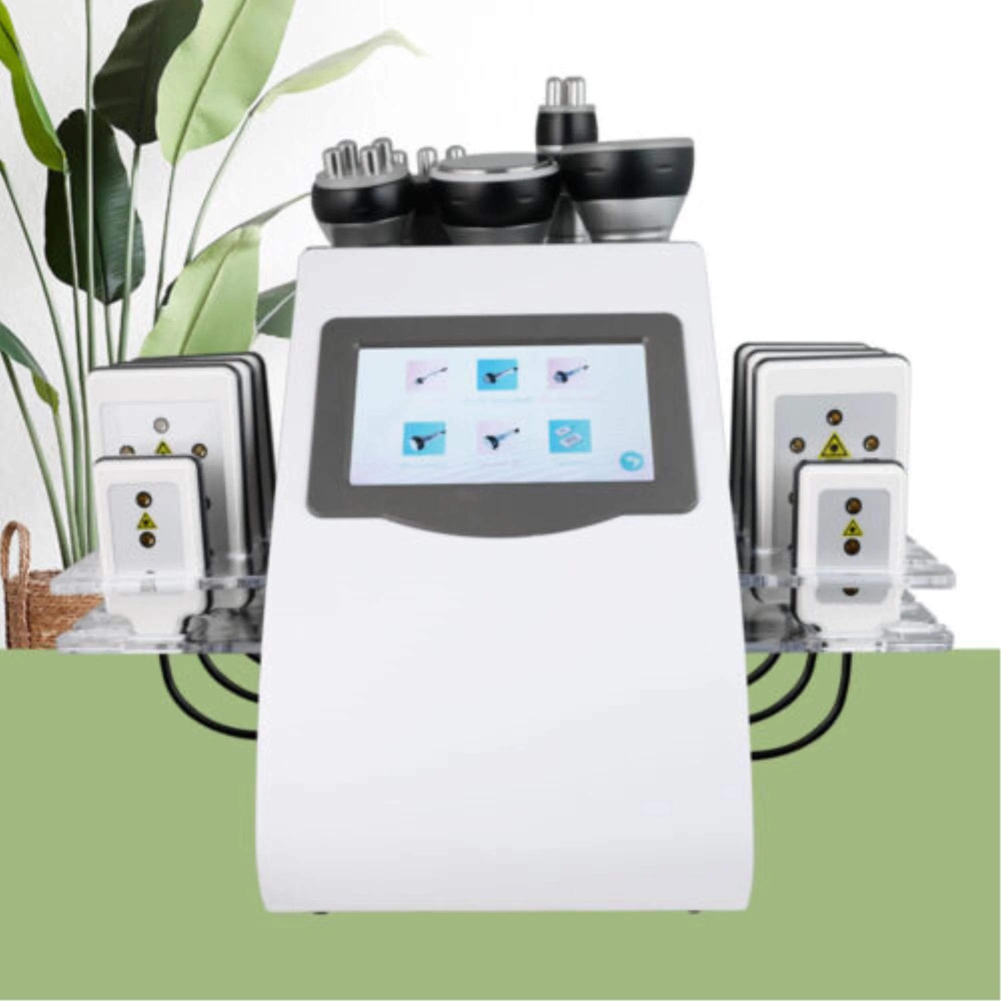 7-in-1 Body Transformation: Cavitation Ultrasound, Photon, RF Fat Removal, Vacuum Massager – Home & Salon Use