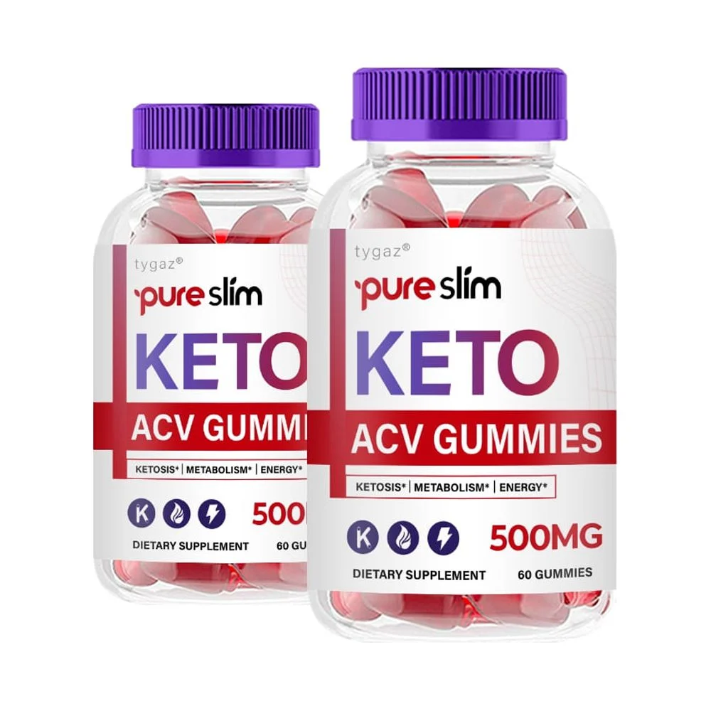 (2 Pack) Pure Slim - Pure Slim Keto + ACV Gummies 