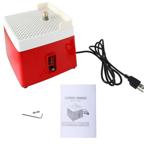 YaeTek Power Stained Grinder,Industrial Mini Portable Stained Grinder Diamond Glass Art Grinding Tool with Diamond Grinder Bit (110V, 0.1A 65W)