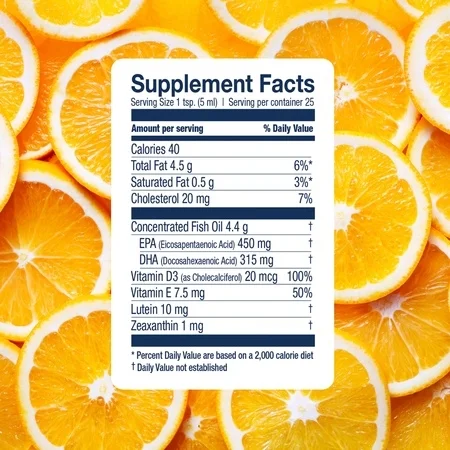 Wileys Finest Cod Liver Oil+ 25 Servings 4.23 oz Liquid