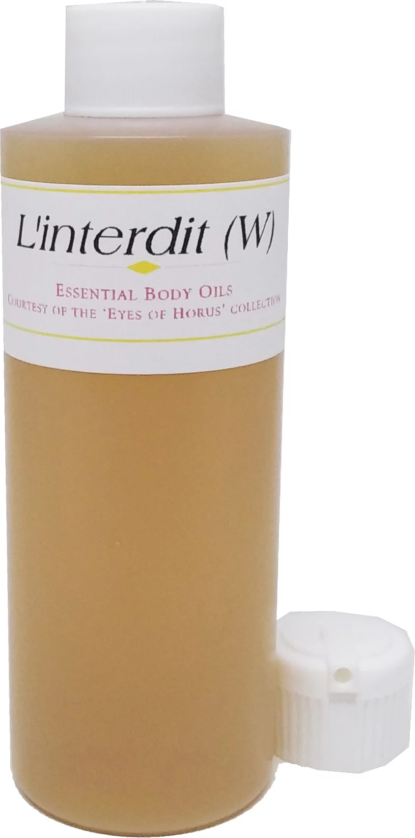 L'interdit - Type For Women Perfume Body Oil Fragrance [Flip Cap - HDPE Plastic - Gold - 4 oz.]