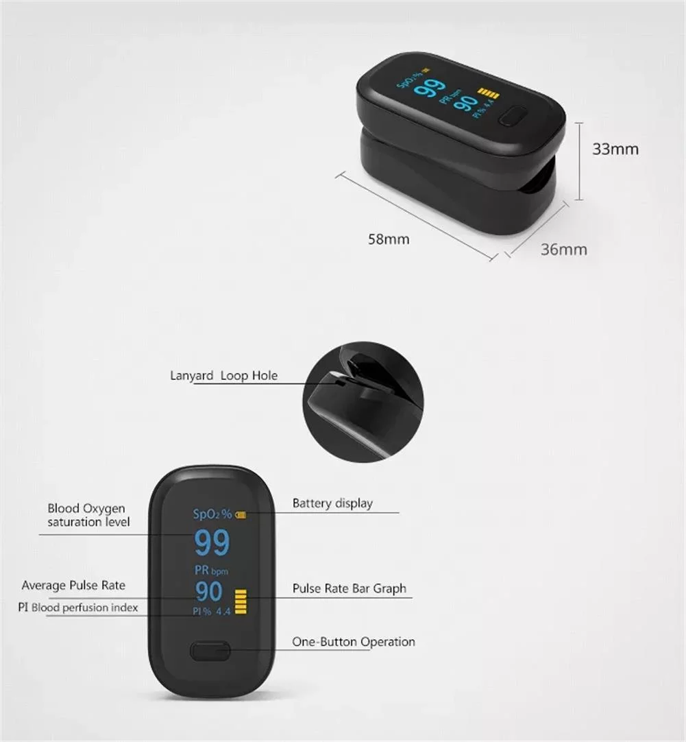 KEDY Fngertp Plse ximeter, Blod xygen Saturation Monitor (Sp2) with Plse Rate Measurements and Plse Br Grph, Portable Digital Reading OLED Display, Black