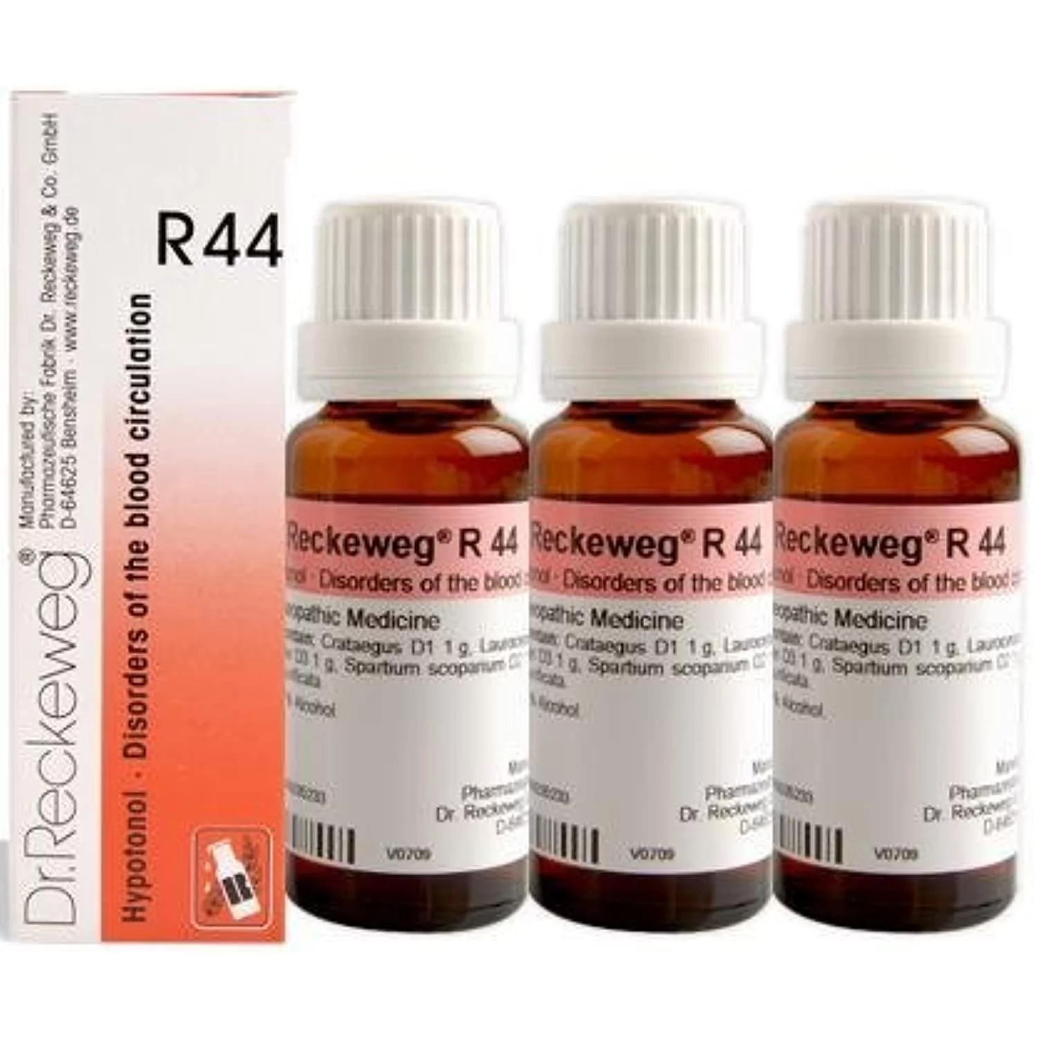 Dr.Reckeweg R44 Disorders Of The Blood Circulation Drop (Pack Of 3)