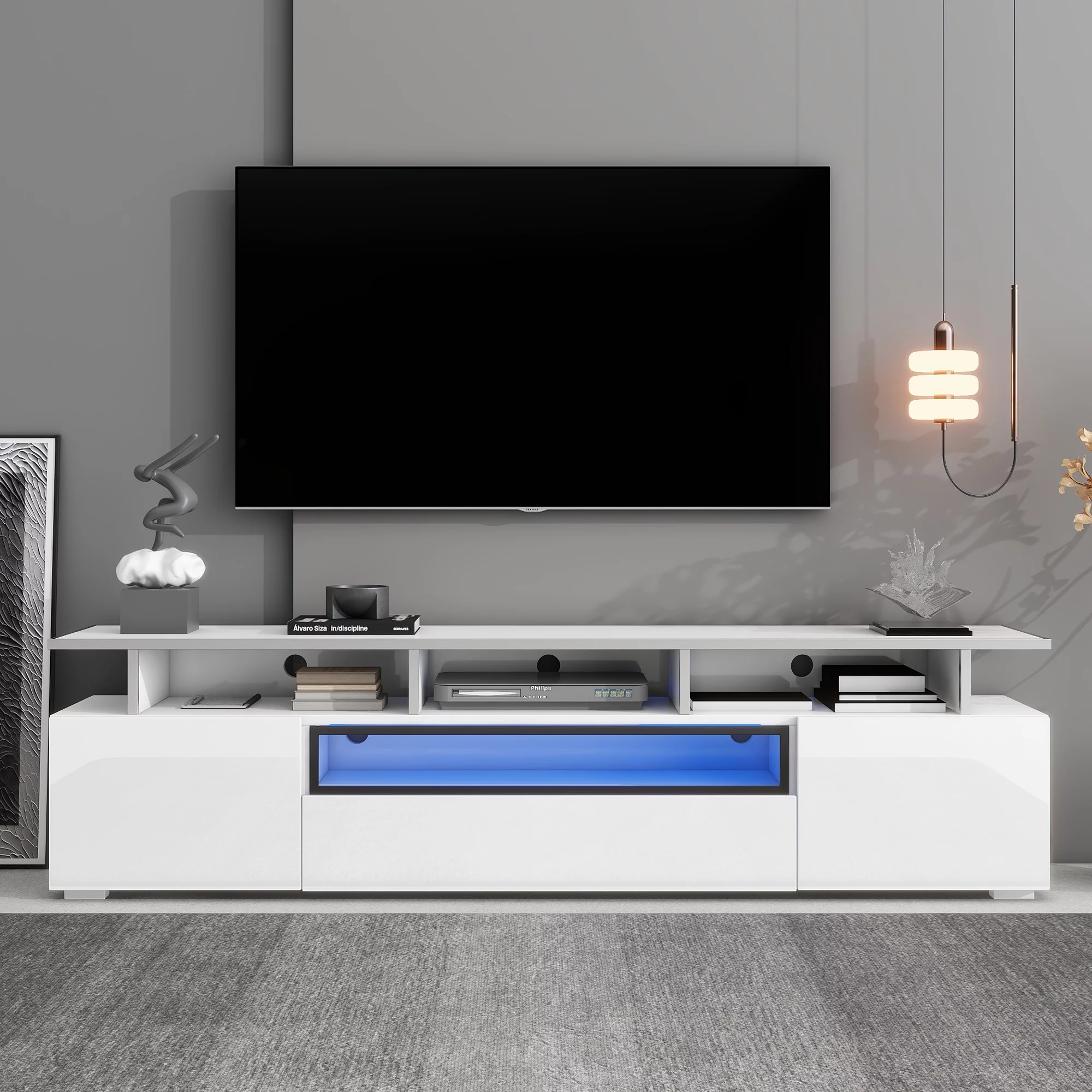 EUROCO Modern TV Stands Up to 80
