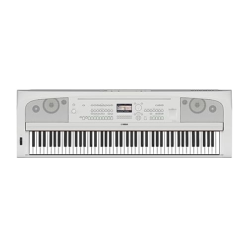 Yamaha 88-Key Weighted Digital Piano, with Foot Switch and Music Rest, Black-Furniture Stand Sold Separately, ‎167.64 x 45.72 x 20.32 cm (DGX670B)