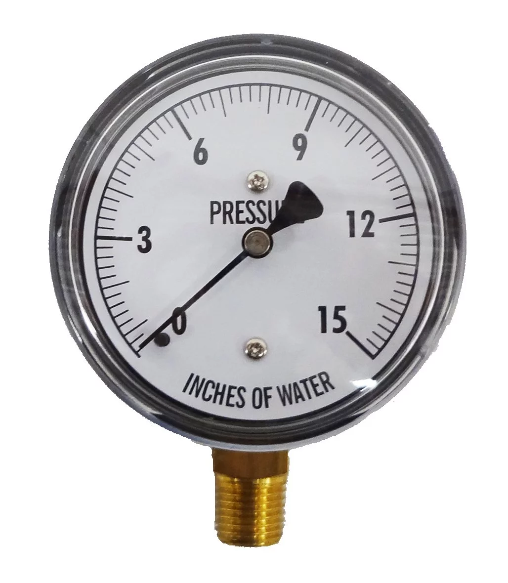 Kodiak Controls KC H2O Low Pressure Gauge 15