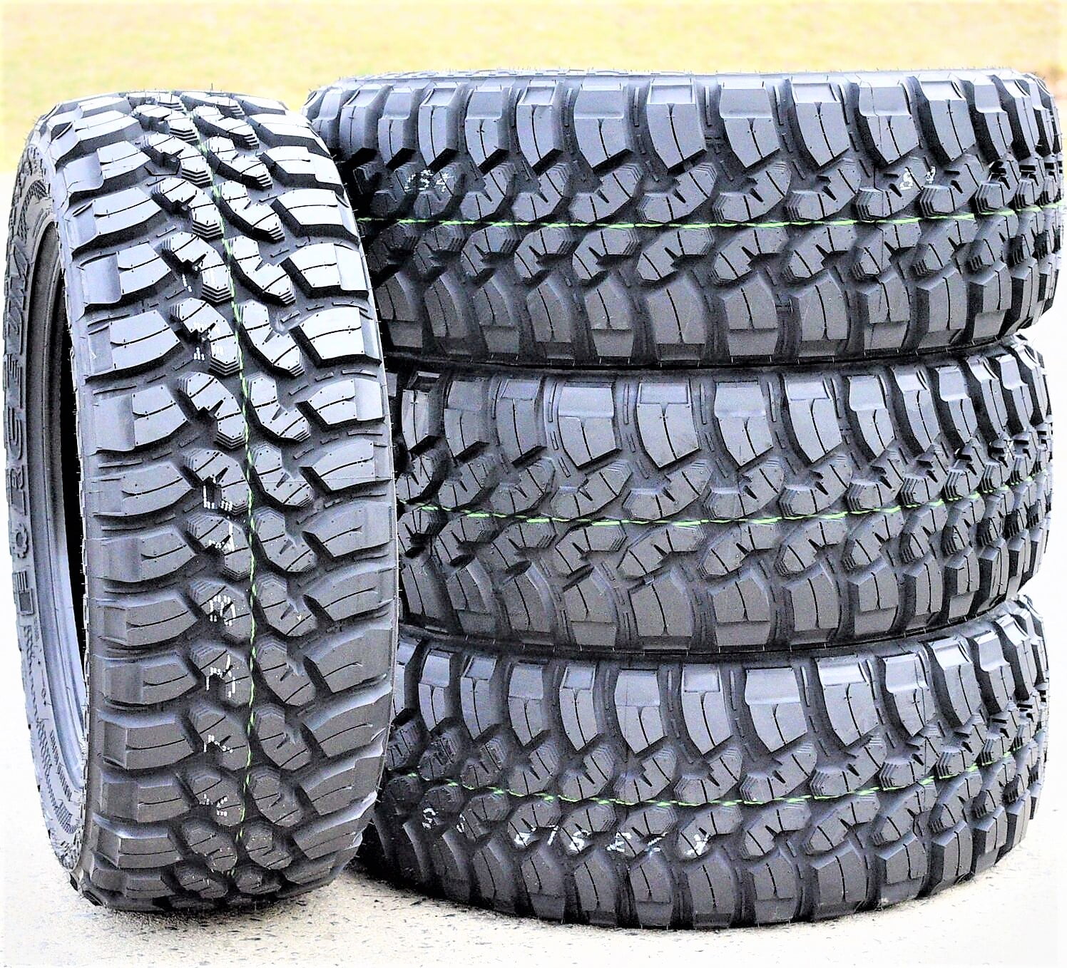 Set of 4 (FOUR) Forceum M/T 08 Plus LT 235/75R15 Load C (6 Ply) MT Mud Tires