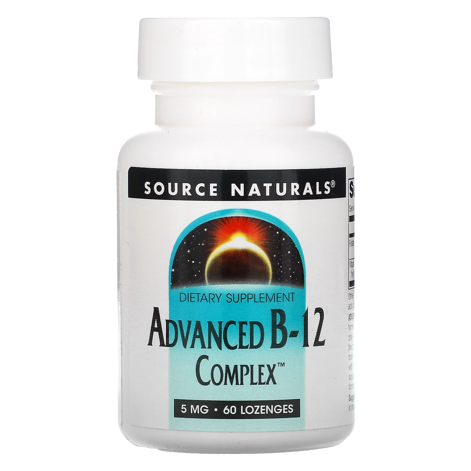 Source Naturals Source Naturals  Advanced B-12 Complex, 60 ea
