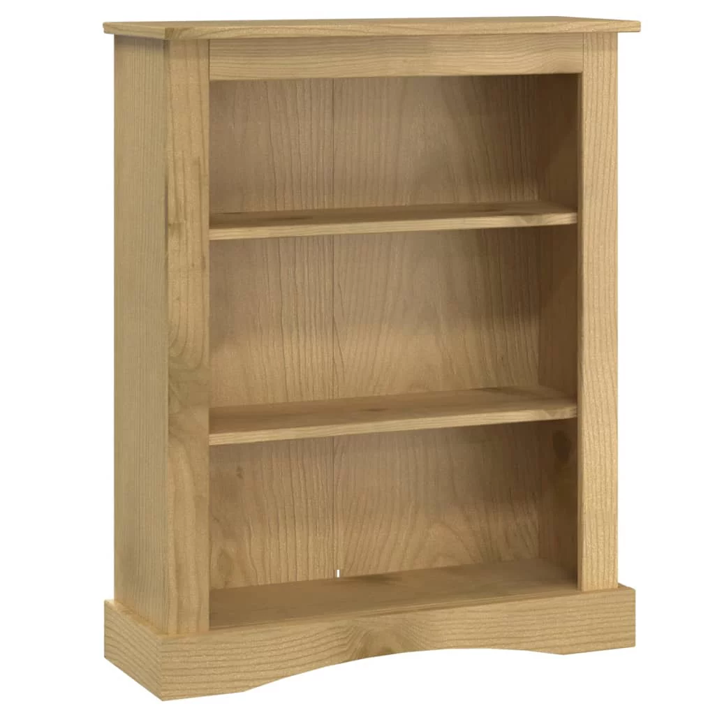 Walmeck 3-Tier Bookcase Mexican Pine Corona 31.9