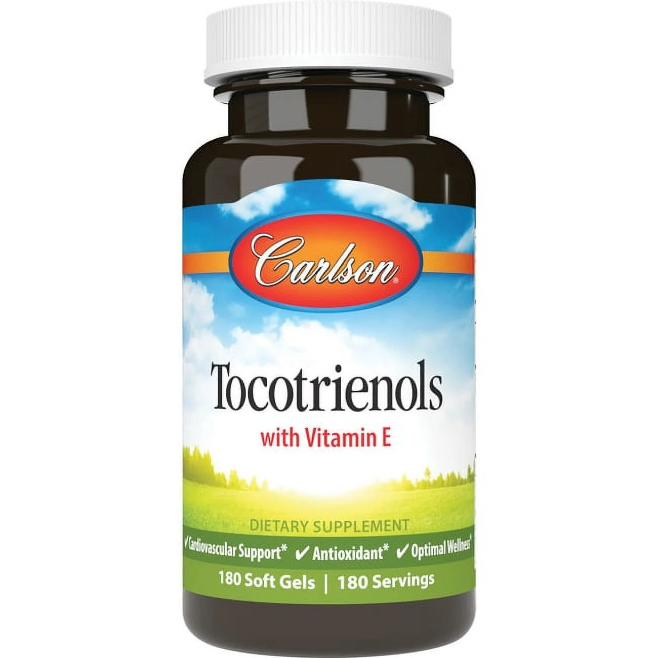 Carlson Labs - Tocotrienols with Natural Vitamin E - 180 Softgels