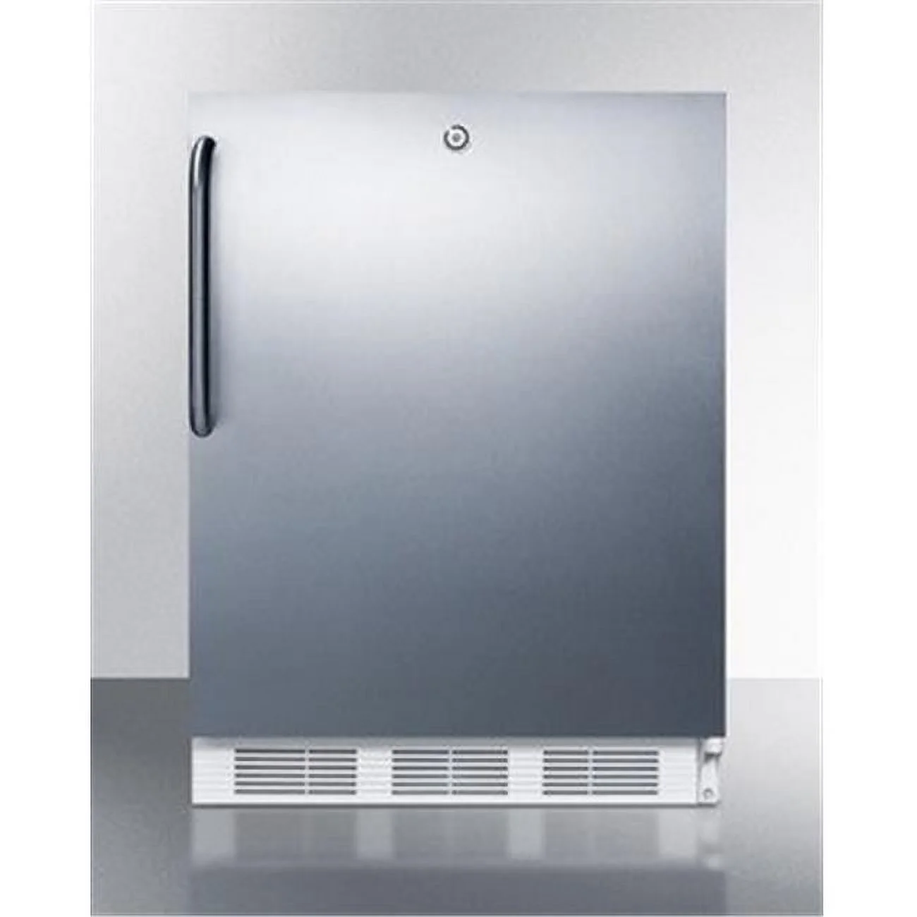 24 in. Wide Built-in -25 deg C Manual Defrost All Freezer with Lock, Stainless Steel