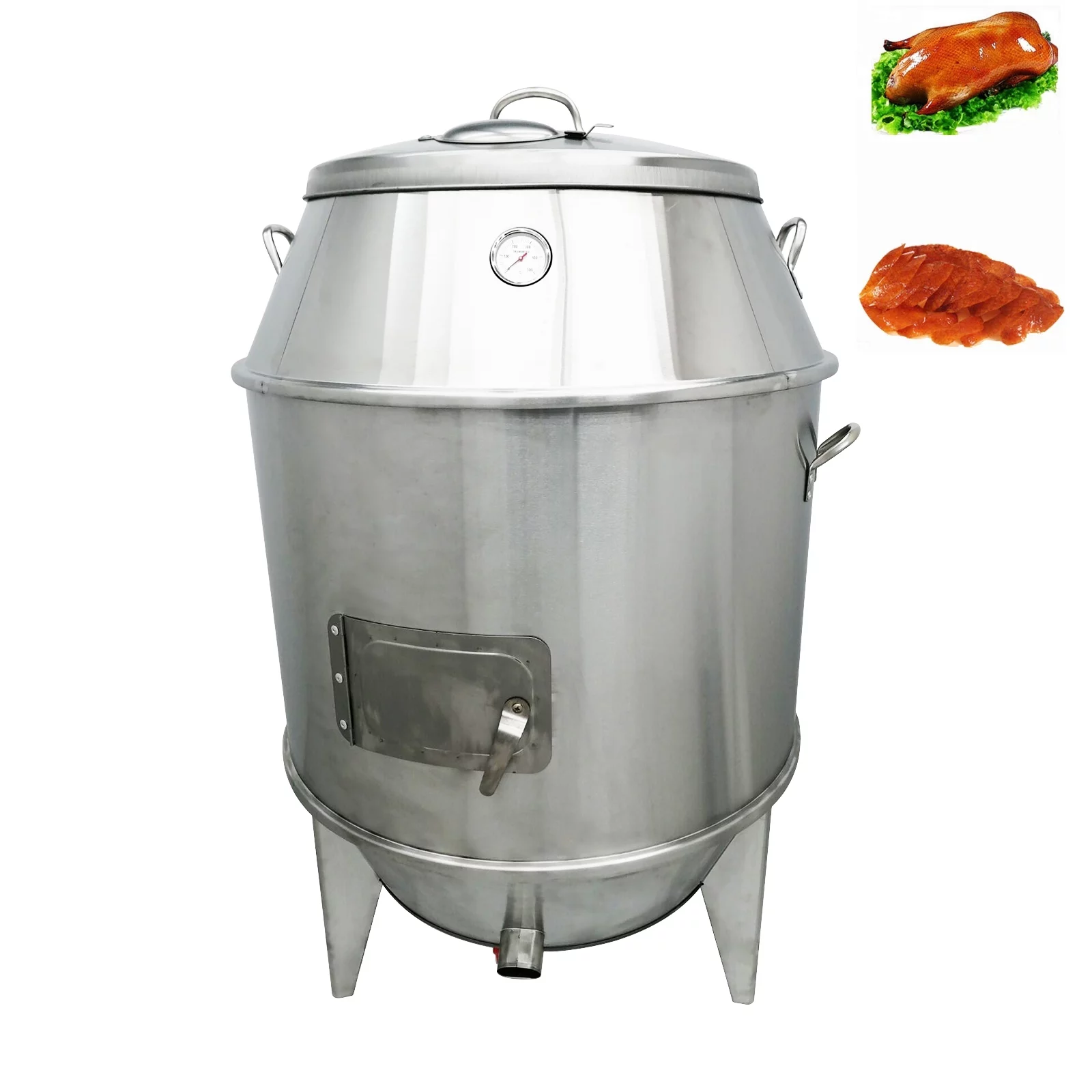 INTSUPERMAI Charcoal Roast Grill Oven for Peking Duck Turkey BBQ Stainless Steel