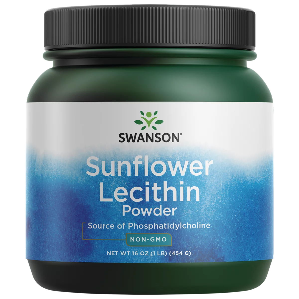 Swanson Non-gmo Sunflower Lecithin Powder, 16 oz