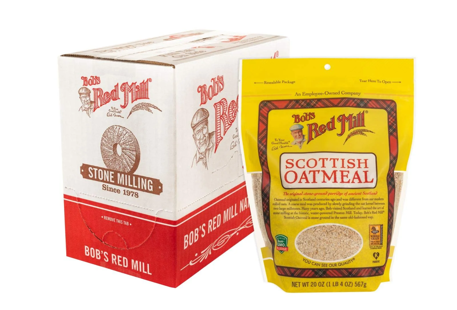 Bob,S Red Mill Scottish Oatmeal, 20-Ounce (Pack Of 4)