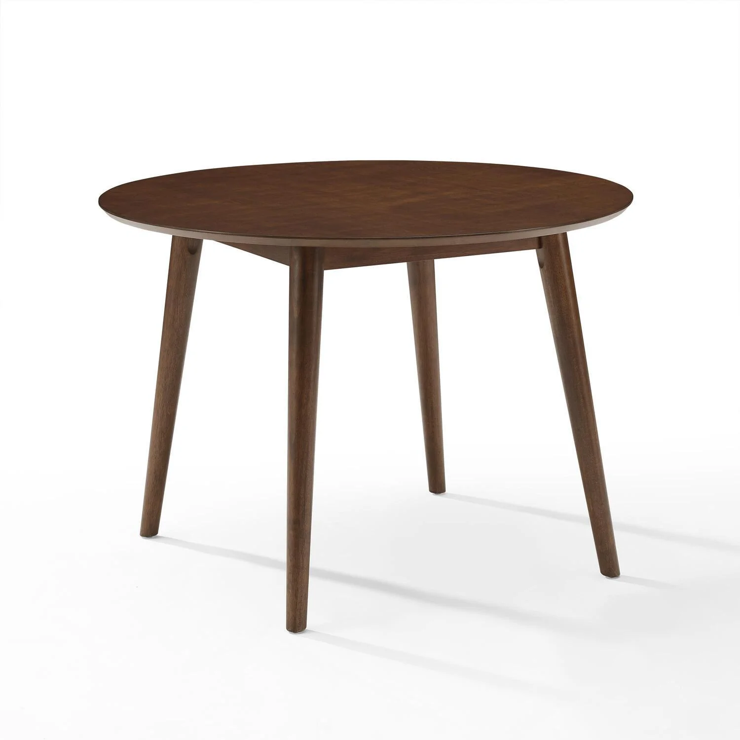Crosley Furniture Landon Wood Round Dining Table in Mahogany