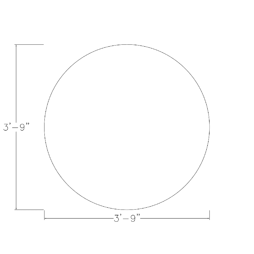 4 Person Round Meeting Room Table With Wide Pedestal Base 46