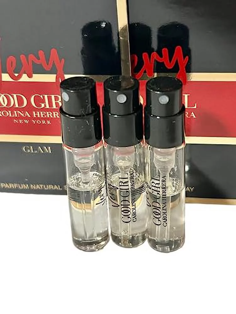 Very  Girl GLAM PARFUM Sample Spray Perfume WOMEN 1.5 Ml / 0.05 Fl Oz (Set Of 3) Clear