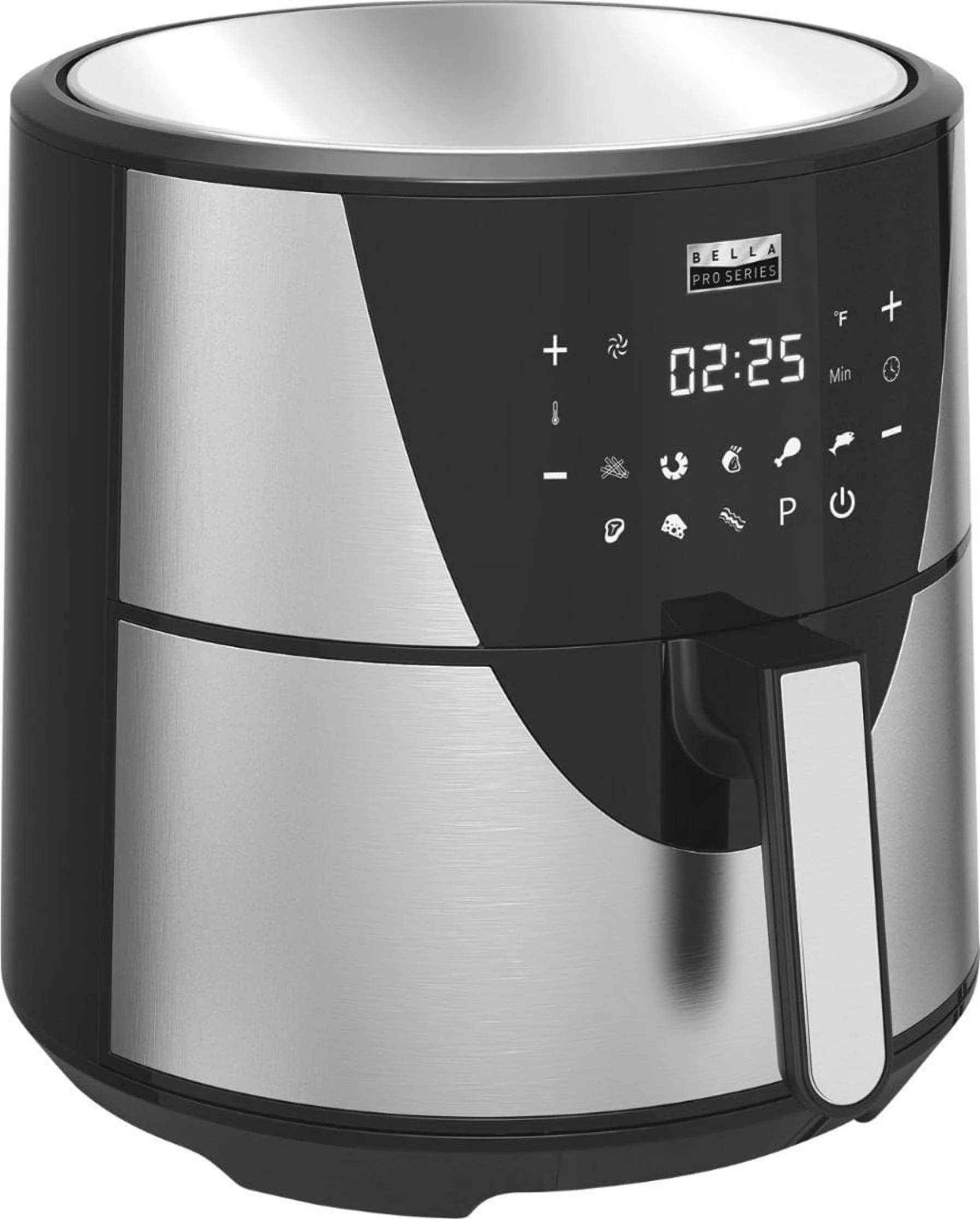 Pro Series - 8-qt. Digital Air Fryer - Stainless Steel