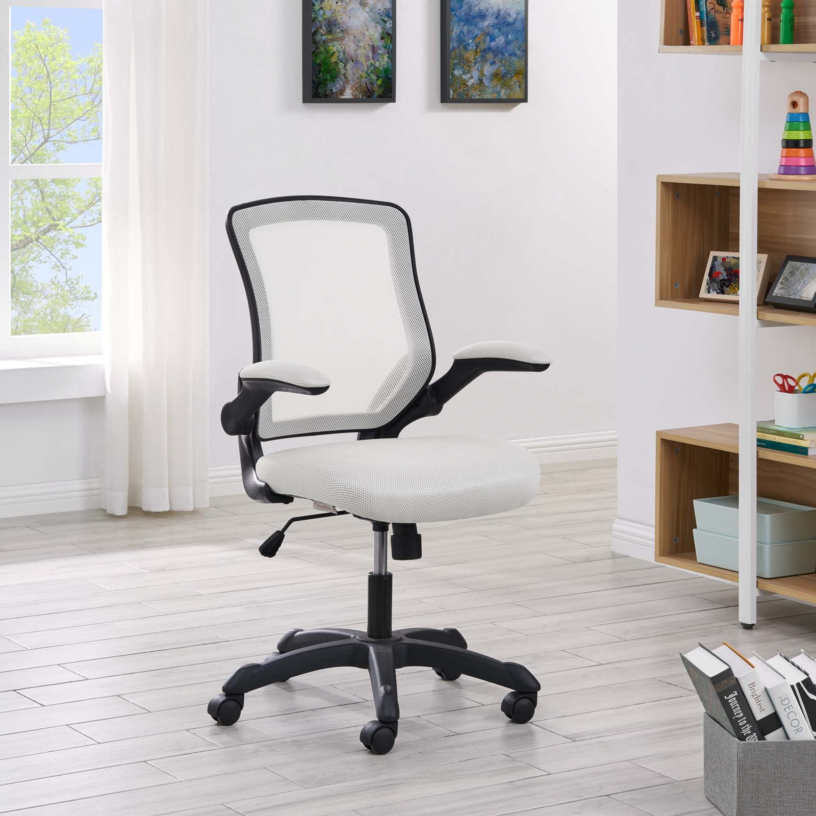 Modway Veer Mesh Office Chair in Gray