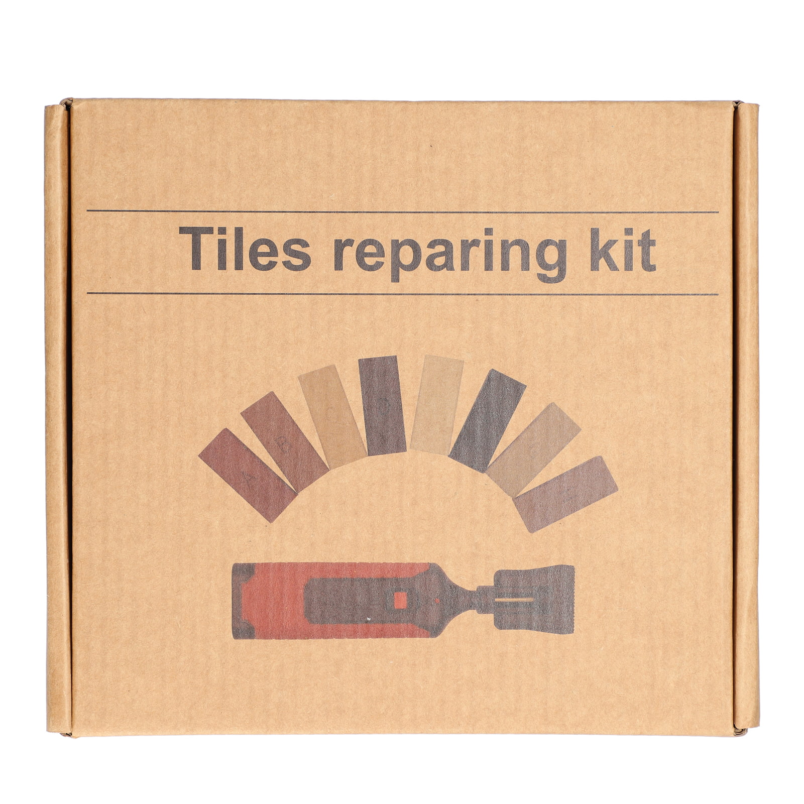 Walmeck Ceramic Tile Repairing Tool Set Multifunction DIY Repairing Tool Set Household Home Tools Convenient Labor Saving Time Saving Scratch Repairing Crack Fill Tile Surface Repairing Tool