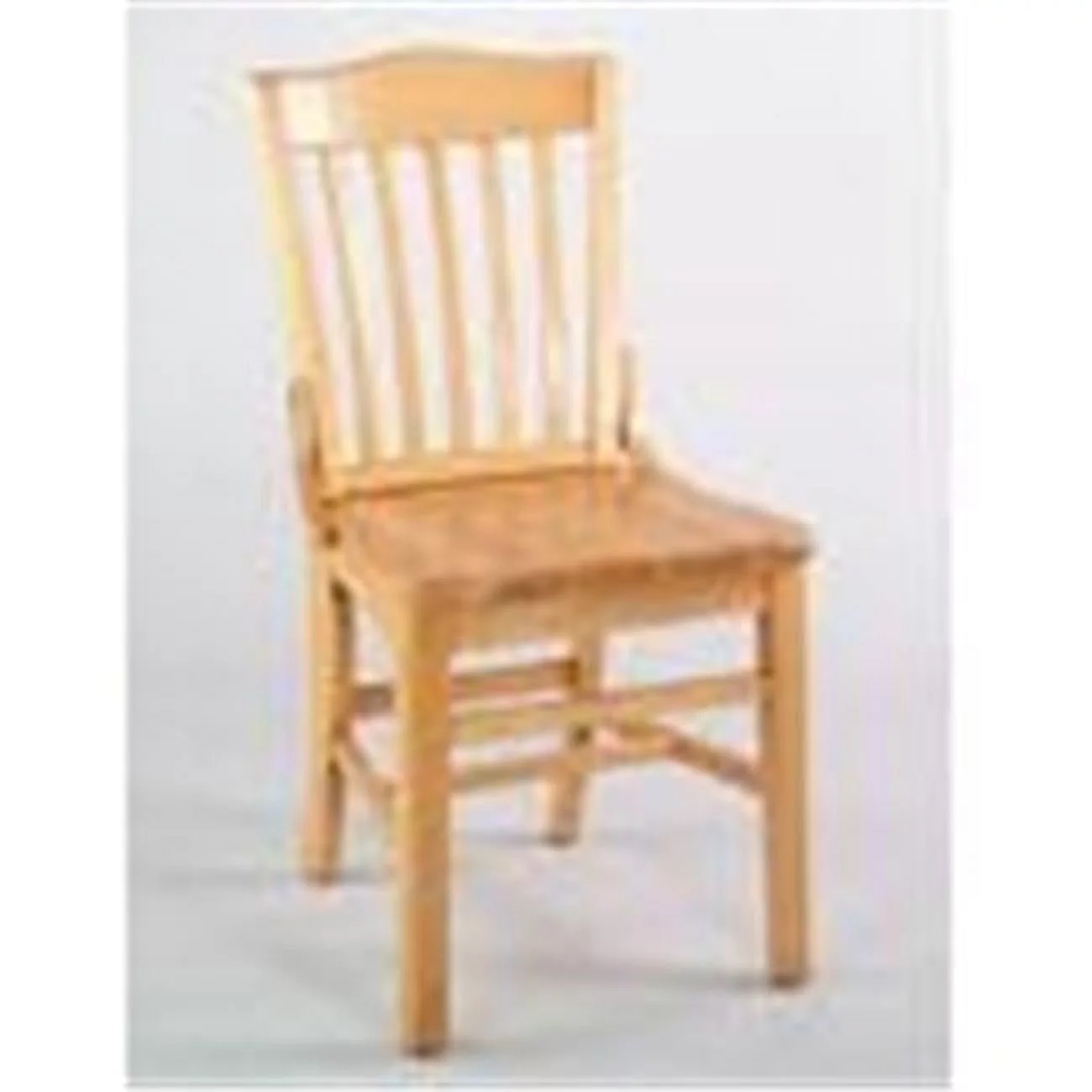 Alston Quality 3641-Natural Schoolhouse Chair & Frame