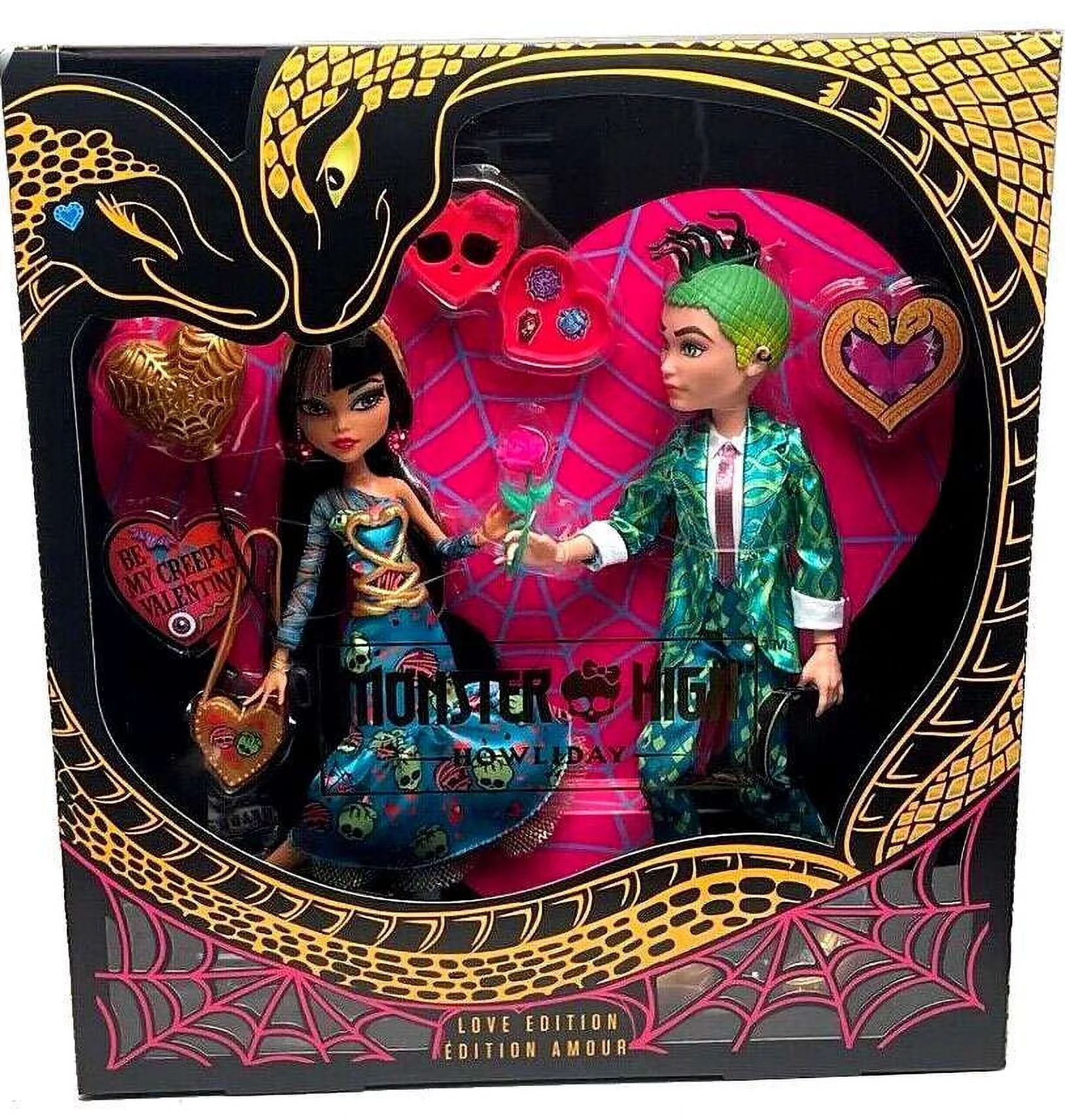 Monster High Howliday Love Edition Cleo & Deuce Doll 2-Pack
