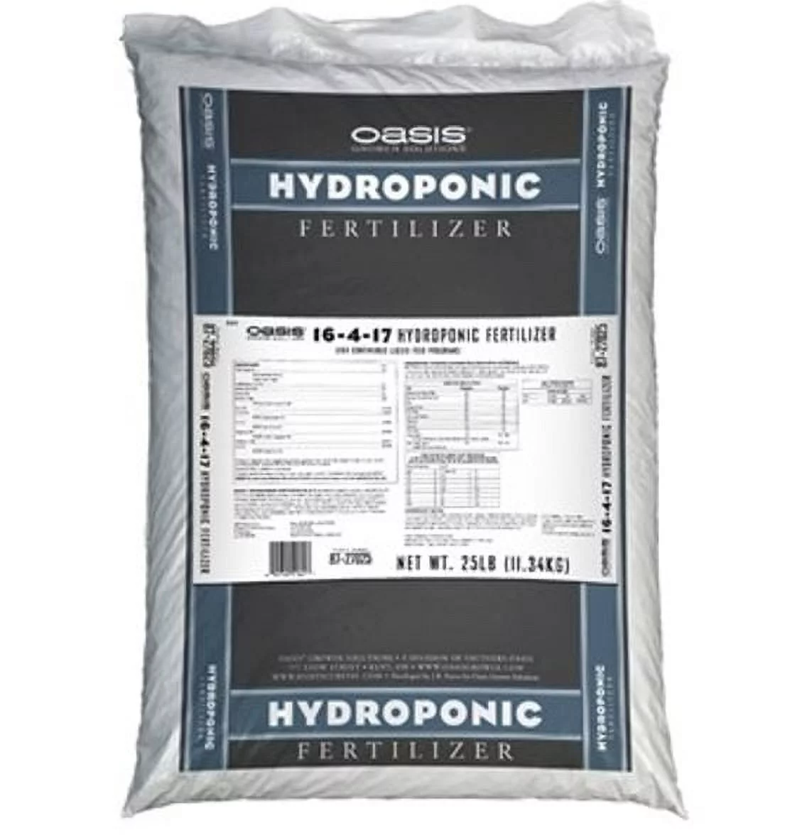 Oasis 16-4-17 Hydroponic Fertilizer, 25lb.