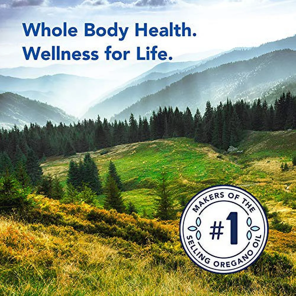 NORTH  HERB & SPICE OregaMax - 90 Capsules - Wild Oregano Supplement - Digestive & Immune Support - Oregano Oil, Garlic, Onion - Non-GMO - 90 Total Servings