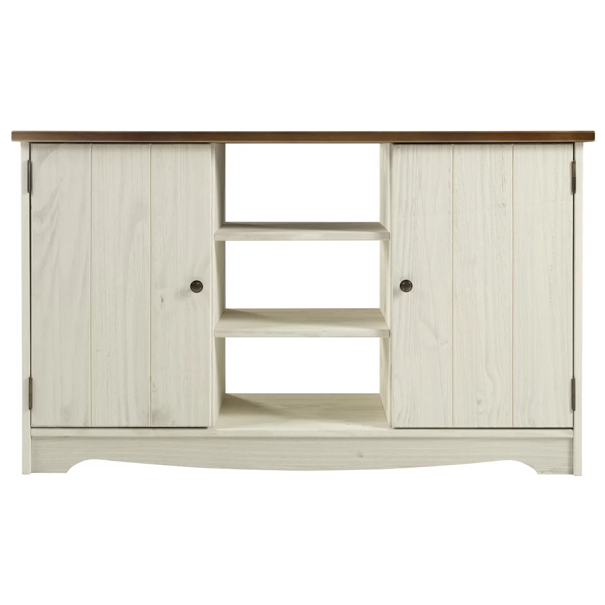 Wood Buffet Sideboard White Distressed | Furniture Dash CADB920