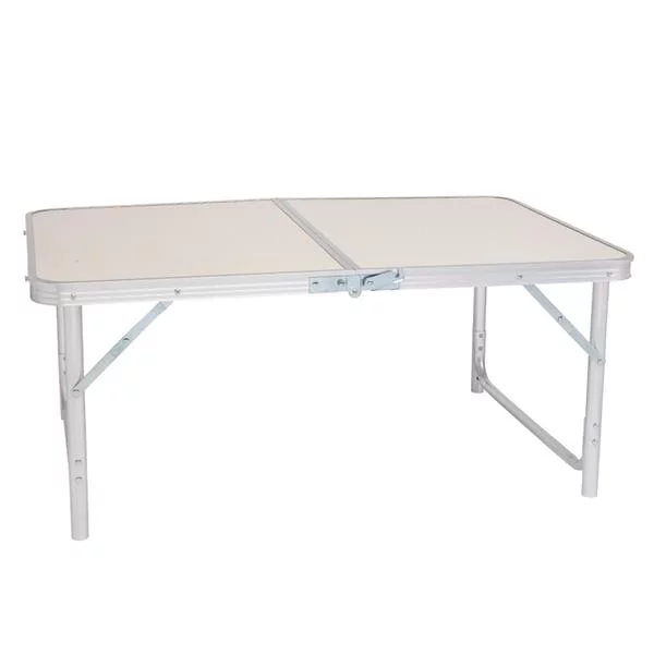 Camping Folding Table,Aluminum Height Adjustable Lightweight Portable Handle,Small Outside Fold Up Card Table for Outdoor Patio Picnic Grill Cooking BBQ Beach Backyard