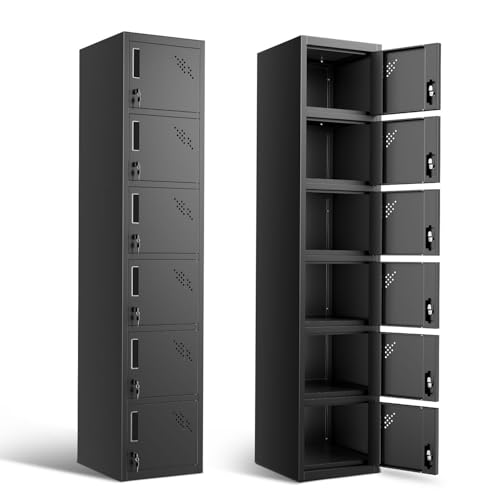 DNA MOTORING Metal Storage Cabinet for Employees with Keys, 71