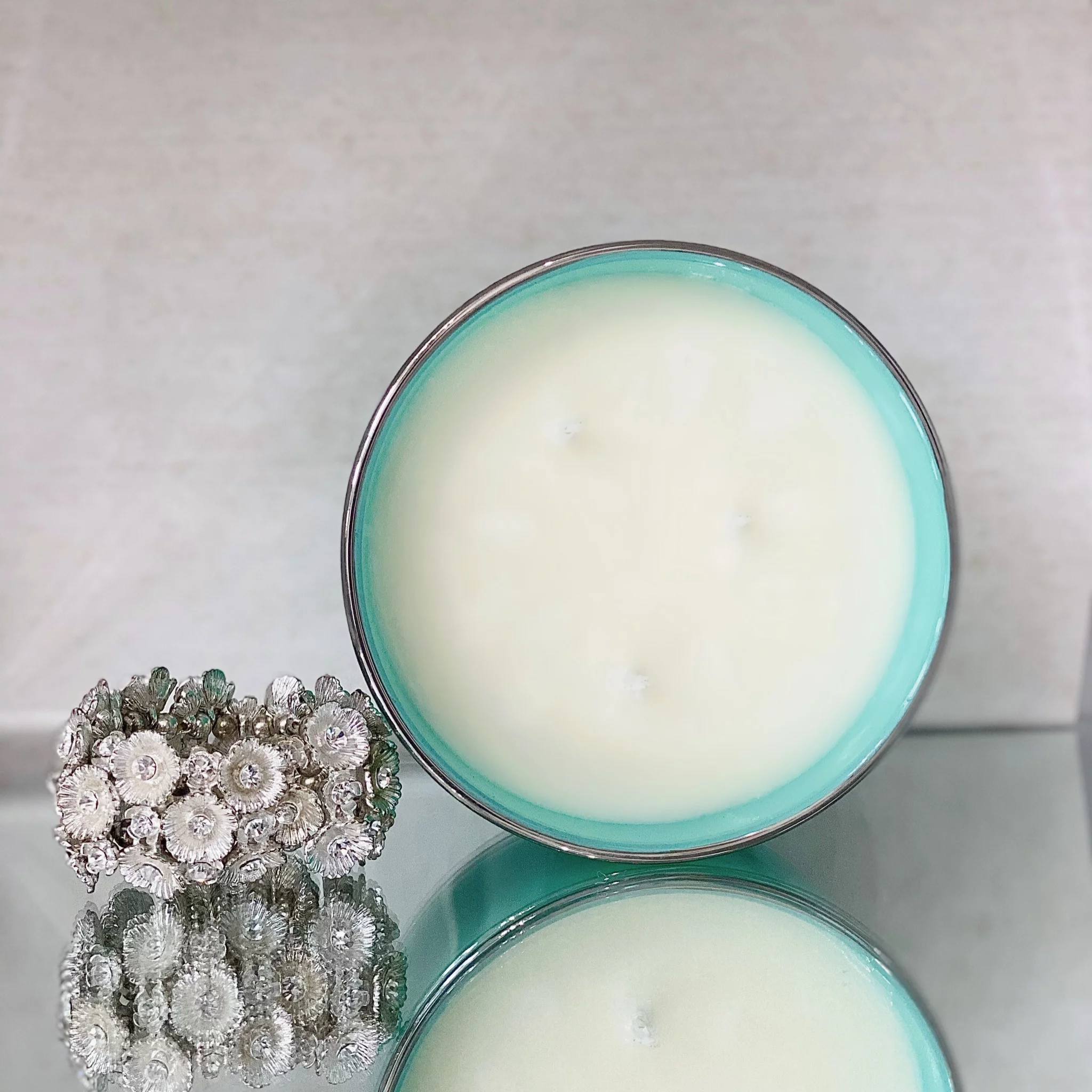 BLUE Luxury Candle Home Decor Scent inspired By Dolce Gabbana Light Blue Perfume
