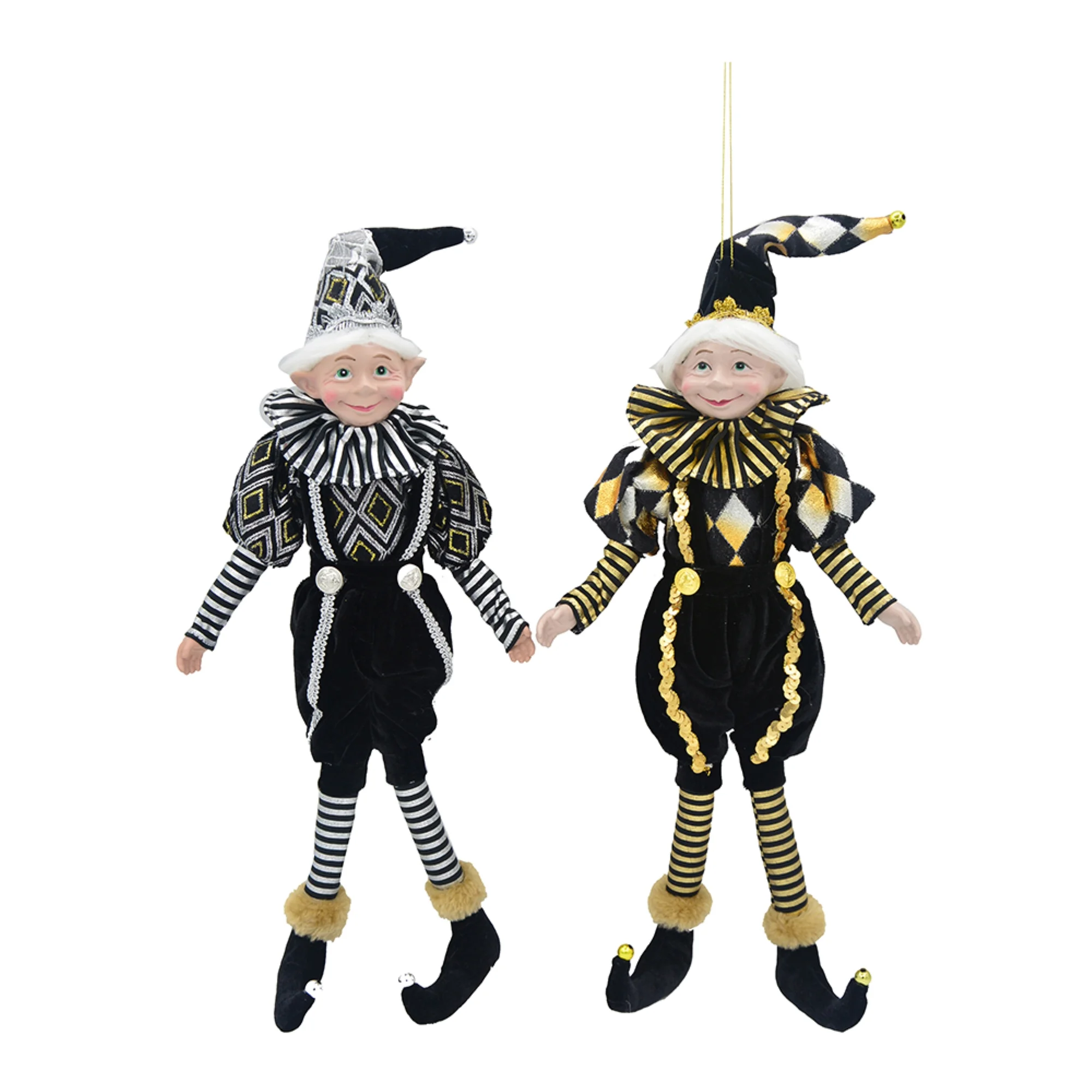 CC Home Furnishings Elves Hanging Figures - 18