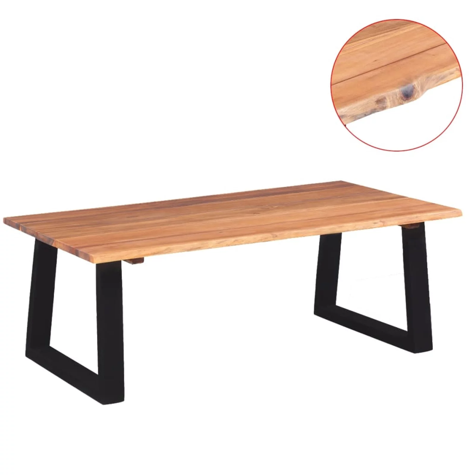 Coffee Table Solid Acacia Wood 43.3