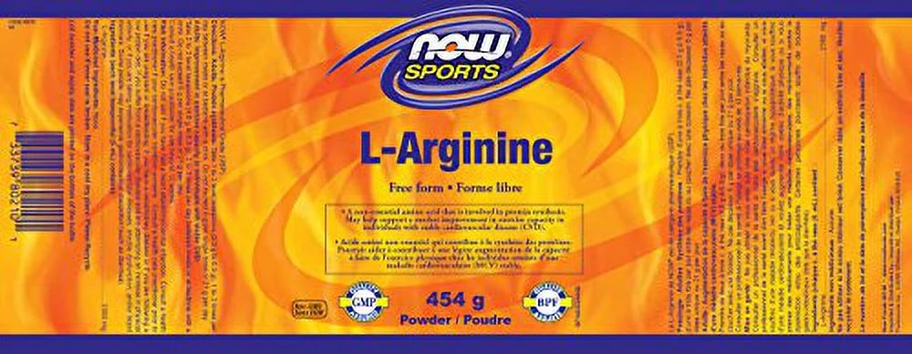 NOW L-Arginine Powder, 454 g