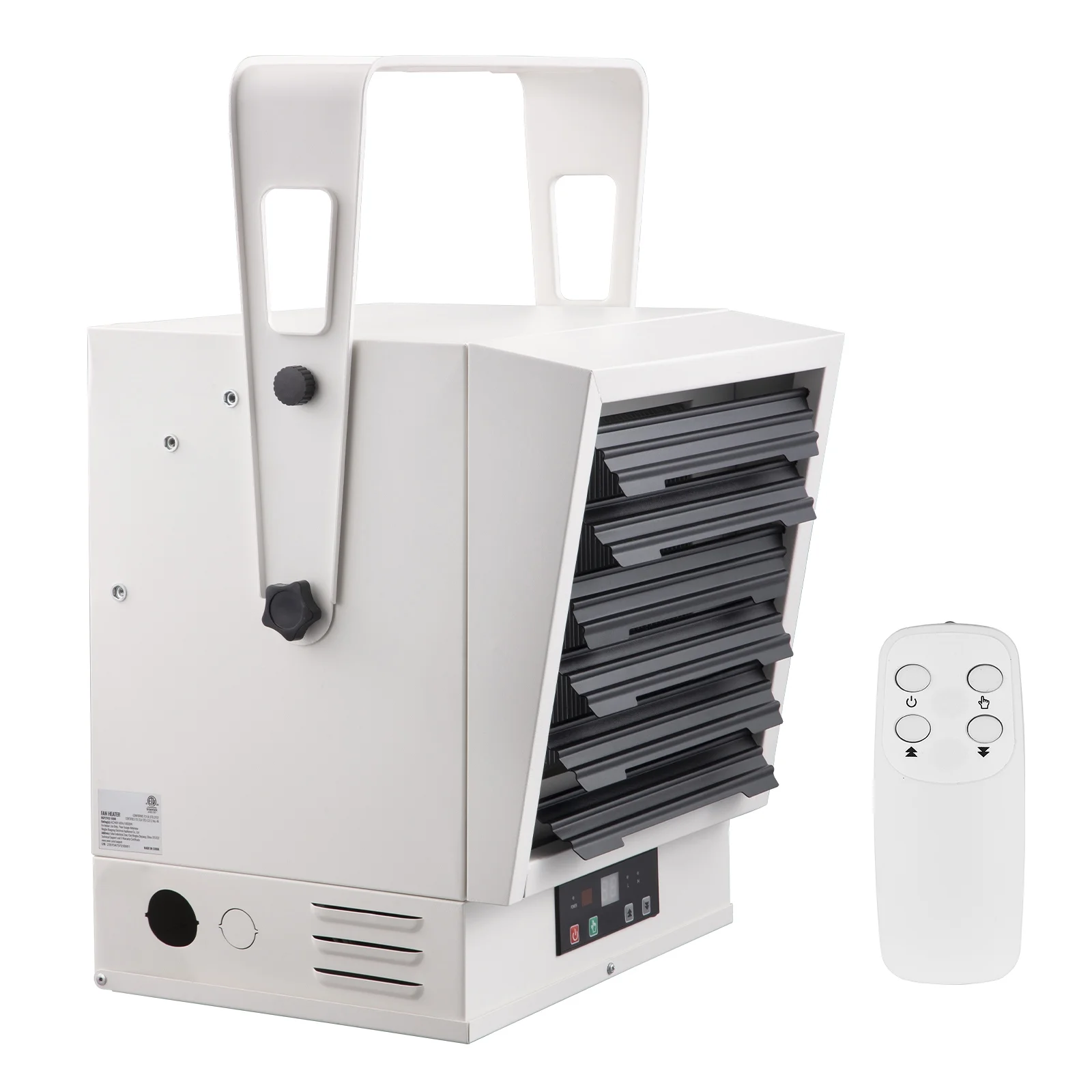 SKYSHALO 10000-Watt Electric Garage Heater Digital with Remote Ceiling/Wall Mount