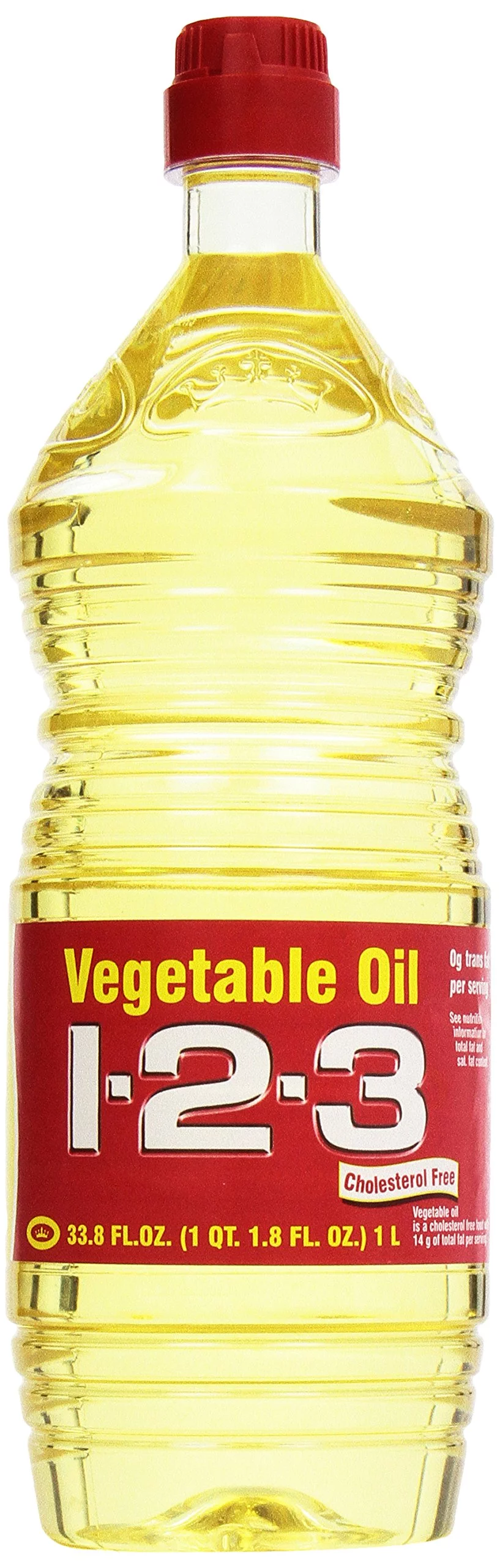 1-2-3 Vegetable Cooking Oil (Pack of 4)
