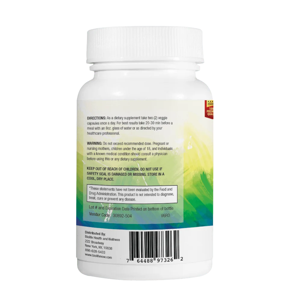 Biolife Prostate Health Supplement for Men - Saw Palmetto & Pygeum Africanum with Vitamins, Mineral & Herbal Extracts - Prostate Support Supplement for Men's Health - (60 Capsules)