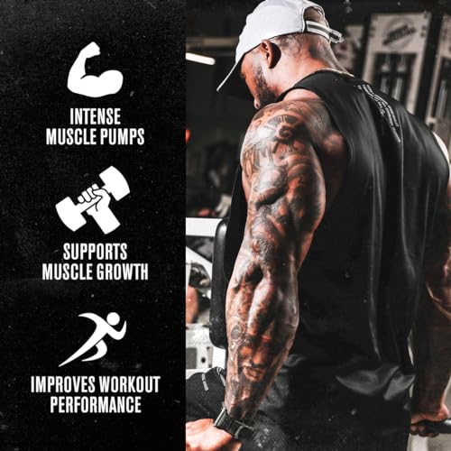 Jacked Factory N.O. XT Nitric Oxide Supplements for Men w/Nitrosigine L Arginine L Citrulline Supplement for Muscle Pumps & Vascularity - Pre Workout Nitric Oxide Booster & Muscle Builder - 90 Caps