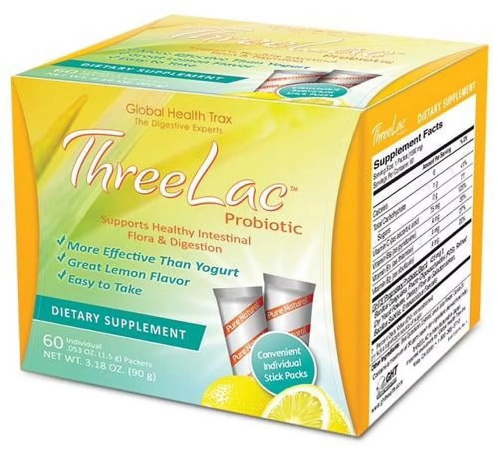 Threelac GHT Threelac Probiotic, 60 ea