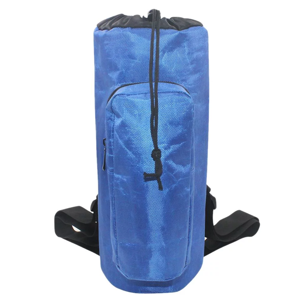 Waterproof Shockproof Oxygen Cylinder Tank Holder Backpack Sleeve Bag With Adjustable Shoulder Strap And Side Pockets For Oxygen Cylinders And D Tanks