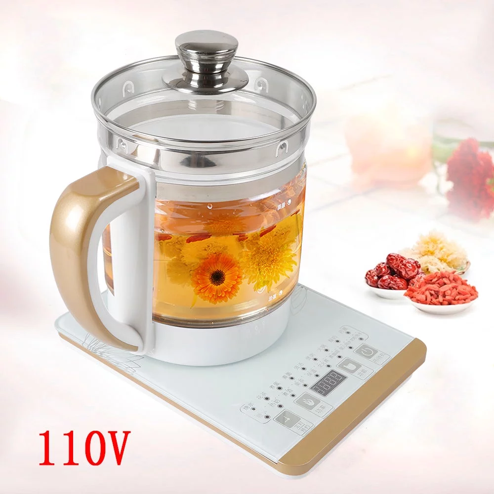 YIYIBYUS 2L Glass Electric Kettles, Portable Stainless Steel Pot Tea Kettles Multifunctional Hot Water Kettle