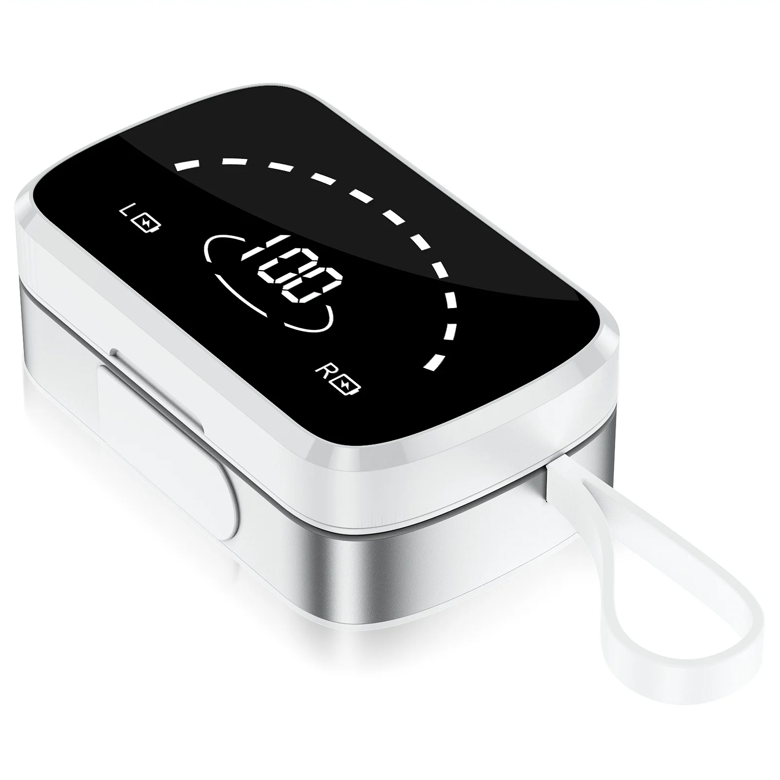 K2 Wireless Earbuds Bluetooth Sport Headphones Premium Fidelity Sound Quality Charging Case Digital LED Intelligence Display Earphones Built-in Mic Headset for vivo V19 Neo