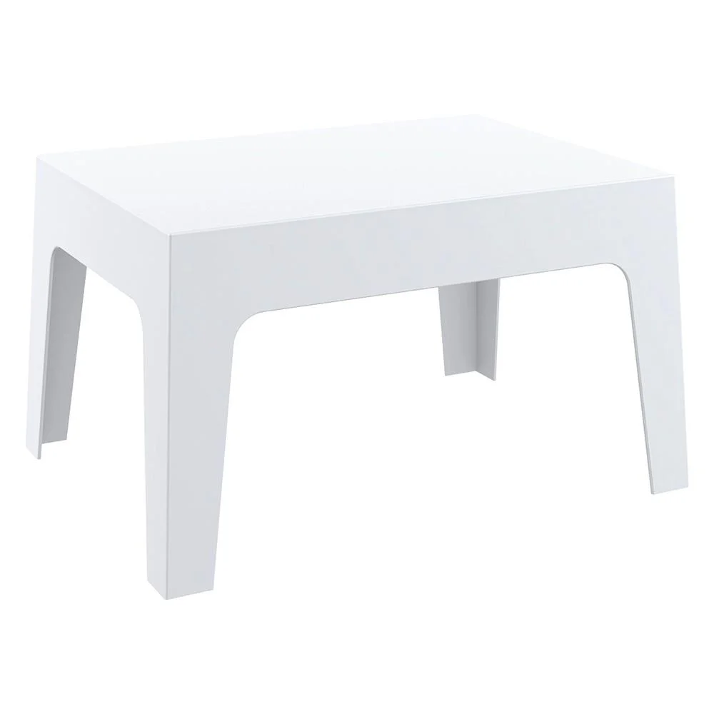 Box Resin Outdoor Center Table White