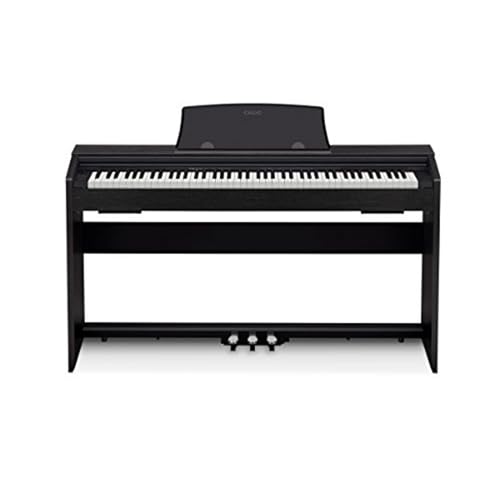 Casio Privia PX-770 – 88-Key Weighted Console Digital Piano | Tri-Sensor II Scaled Hammer Action Keys | AiR Sound Source, 19 Tones, Concert Play, 16W Stereo Speakers, USB-MIDI | Elegant Black Cabinet