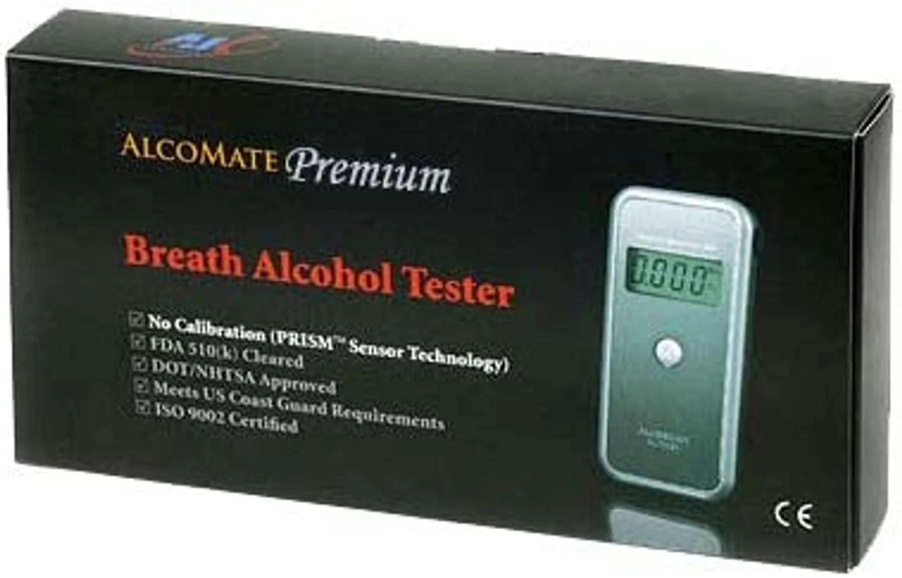 AlcoMate Premium AL7000 Alcohol Breathalyzer with prism technology