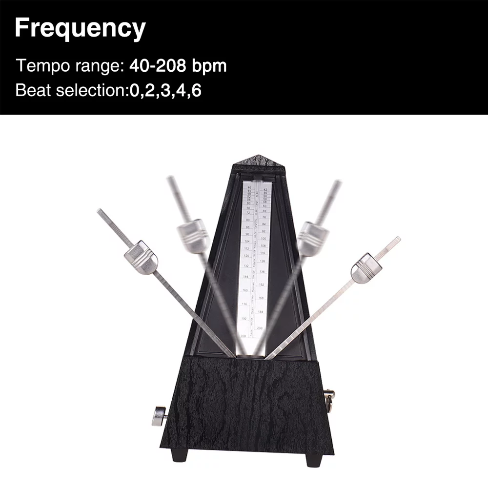 ammoon Universal Metronome for Beginners, ABS Material, Guitar Violin Piano Bass Practice Tool